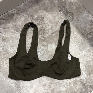 Unlined sports bra